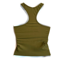Load image into Gallery viewer, Pocket Tank in Olive Green 
