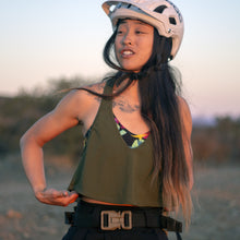 Load image into Gallery viewer, Lynt Tiny Racer Top in Green Olive
