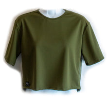 Load image into Gallery viewer, Lynt Crop Tee Olive
