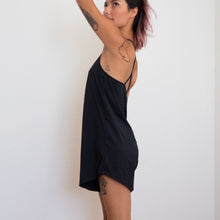 Load image into Gallery viewer, Tie Back Romper in Black
